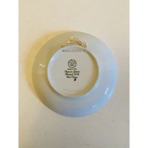 1972 Munich Olympics Memorabilia German Olympiade Munchen Decorative Wall Plate - Picture 9 of 10